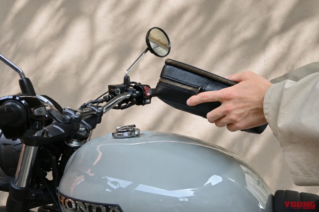 荷物の移し替えから解放されるシームレス設計。型崩れしない芯材入り構造で、バイクの美観を損なわないMOTOREAL製タンクバッグが登場|荷物の移し替えから解放されるシームレス設計。型崩れしない芯材入り構造で、バイクの美観を損なわないMOTOREAL製タンクバッグが登場
