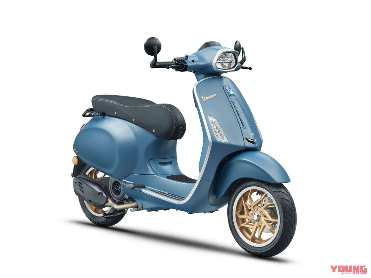 Vespa Sprint 180 Officina 8｜排気量アップで走りも燃費も進化! 伝統のスタイルに180ccの余裕を持つベスパ新型「プリマベーラ＆スプリント」が登場【高速走行可能】