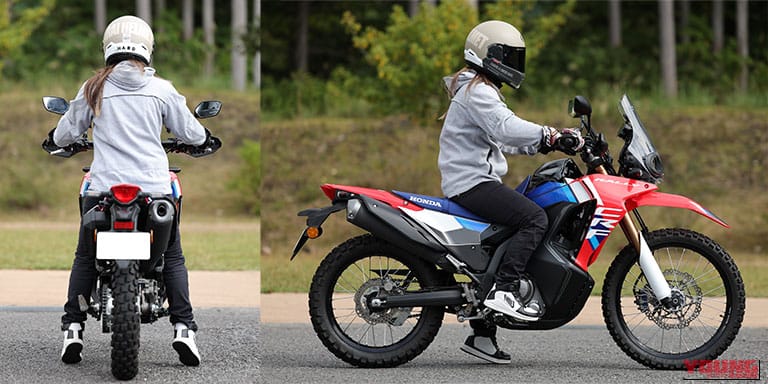 Honda CRF250 RALLY|「スズキってこんなに楽しかったの!?」岡崎静夏が驚いた2025年のベスト試乗3台!【ホンダとヤマハ、カワサキの違いも語る】