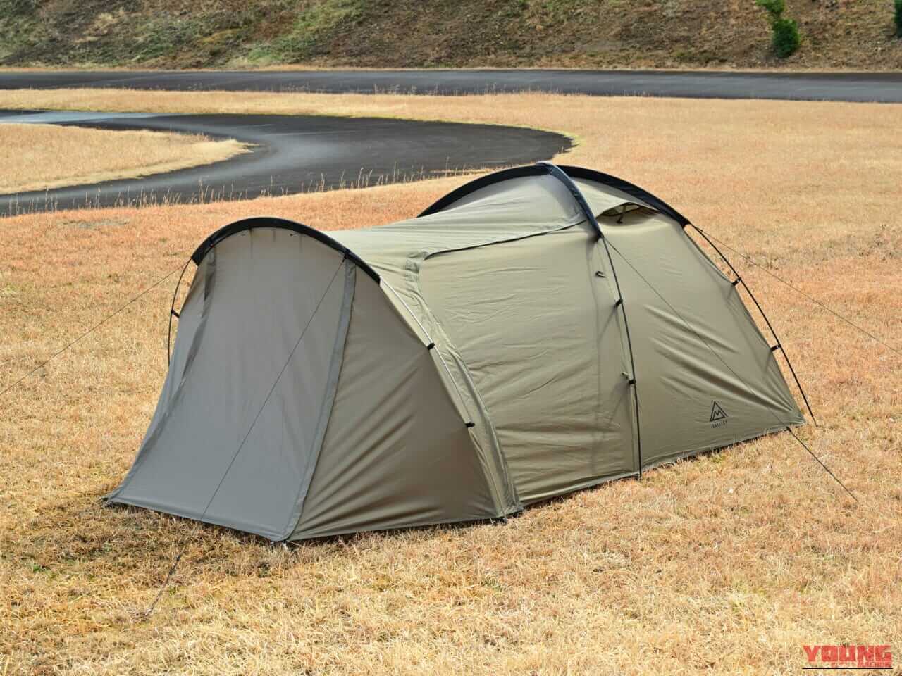 デイトナ_マエヒロドームE｜カブも入る超広々前室テントに「マエヒロドームE」が登場！デイトナのアウトドア鉄板ギア最新作を見よ！
