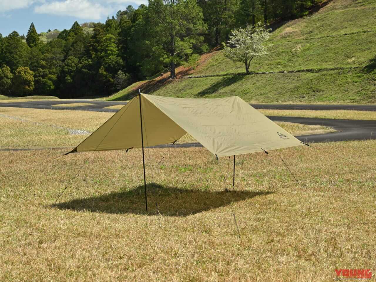 デイトナ_タープ4｜カブも入る超広々前室テントに「マエヒロドームE」が登場！デイトナのアウトドア鉄板ギア最新作を見よ！