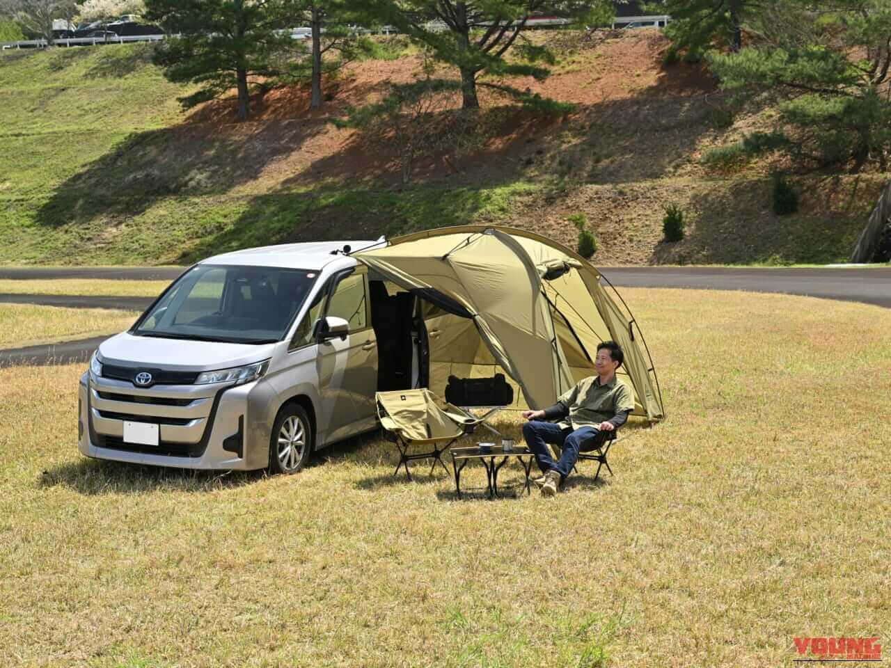 |カブも入る超広々前室テントに「マエヒロドームE」が登場!デイトナのアウトドア鉄板ギア最新作を見よ!