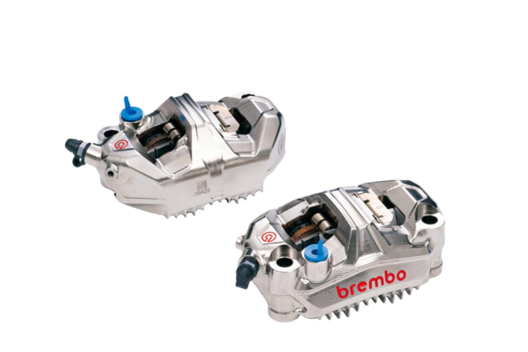 MotoGPの技術を公道へ。ブレンボから公道向けモノブロックキャリパー「GP4-MotoGP」が登場。サーキット譲りの特殊構造で圧倒的な制動力を愛車に｜MotoGPの技術を公道へ。ブレンボから公道向けモノブロックキャリパー「GP4-MotoGP」が登場。サーキット譲りの特殊構造で圧倒的な制動力を愛車に