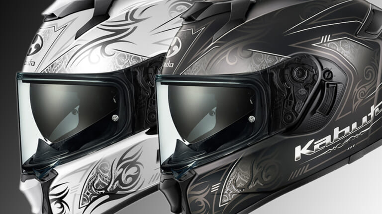 アンダー5万円で「涼しくて眩しくない」夏にぴったりなフルフェイス。Kabuto『KAMUI-5』の新グラフィックが6月発売へ
