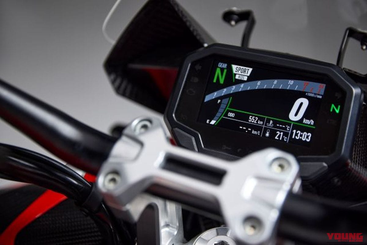 bimota TESI H2 TERA|フロントフォークなし・究極のハブステア×200馬力! アドベンチャーの常識を激変させる、スーパーチャージャー搭載のビモータ新型「TESI H2 TERA」が日本上陸