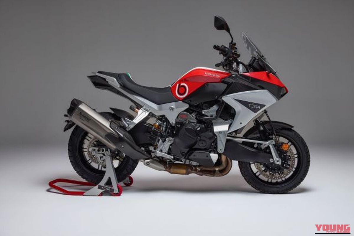 bimota TESI H2 TERA｜フロントフォークなし・究極のハブステア×200馬力! アドベンチャーの常識を激変させる、スーパーチャージャー搭載のビモータ新型「TESI H2 TERA」が日本上陸