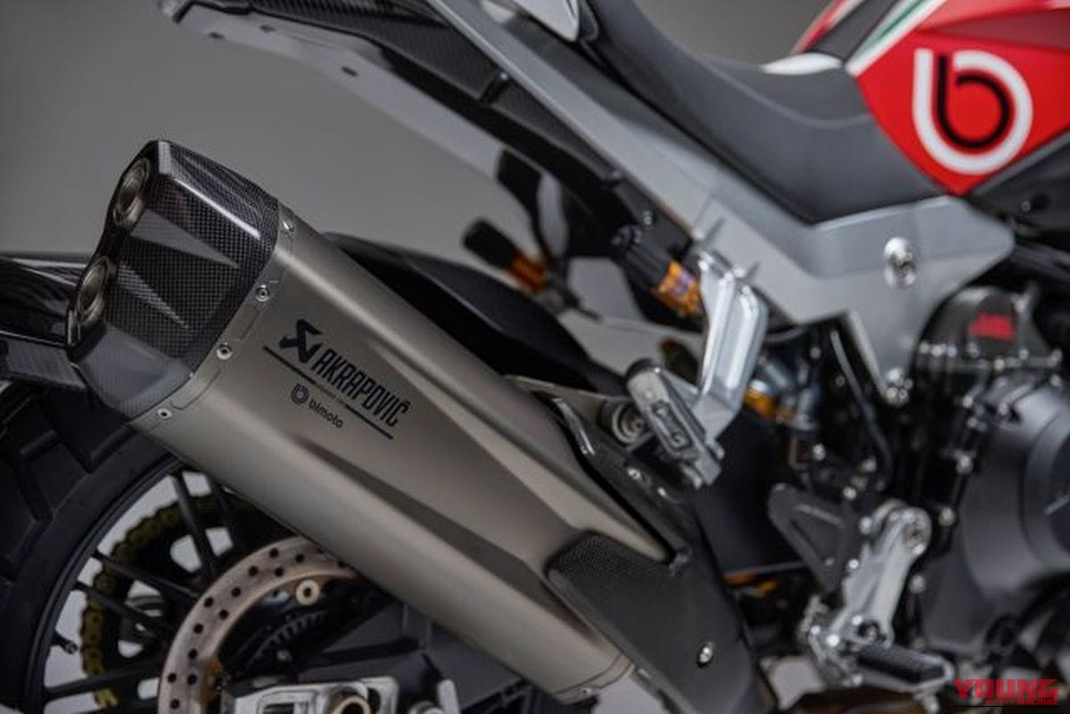 bimota TESI H2 TERA|フロントフォークなし・究極のハブステア×200馬力! アドベンチャーの常識を激変させる、スーパーチャージャー搭載のビモータ新型「TESI H2 TERA」が日本上陸