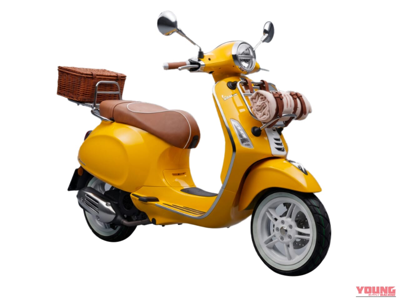 Vespa Primavera 125 Vespa x Gigi|夏のリゾートが最高に似合うスクーター! 伝統の名機がバカンス仕様に。ベスパとジジが贈る最高にエレガントなコラボモデル「プリマベーラ125 ジジ・エディション」が登場【海外】