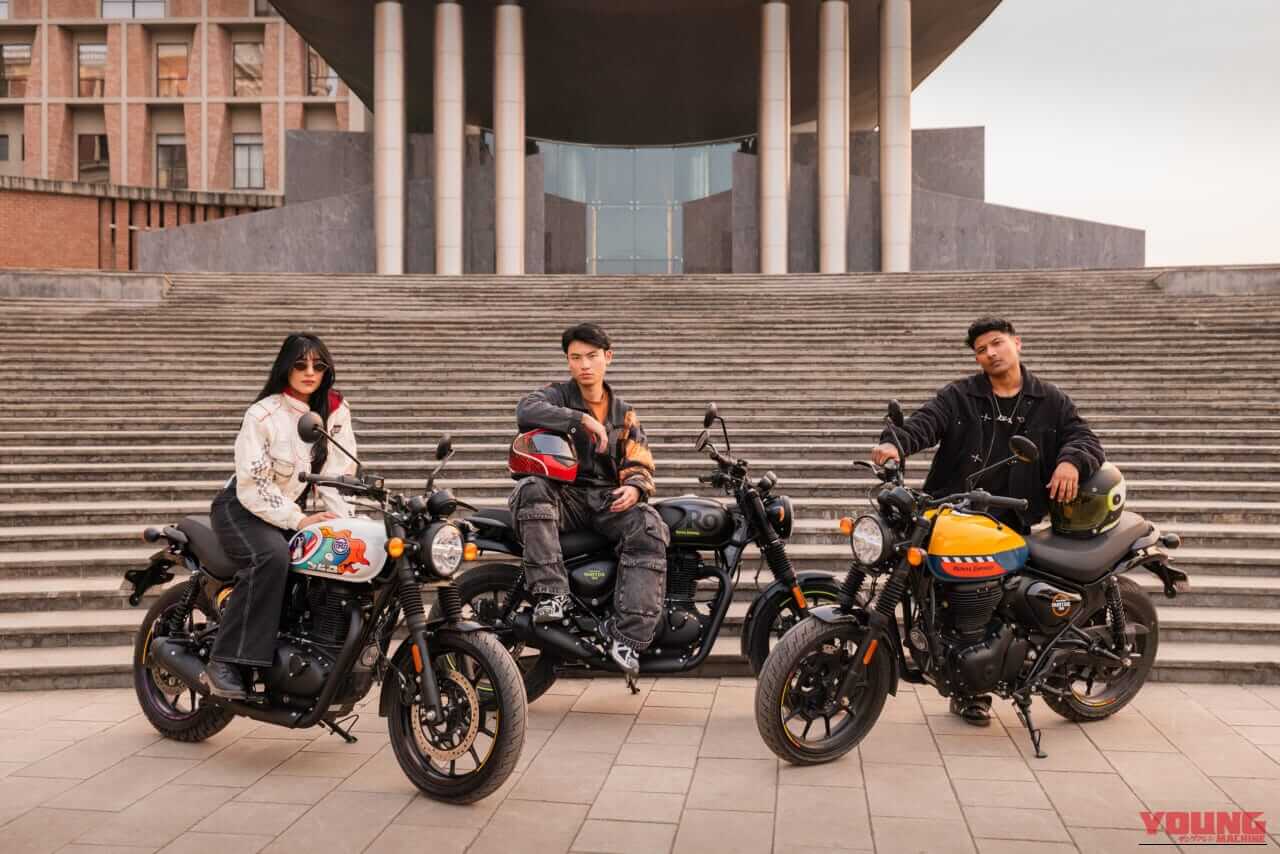 ROYAL ENFIELD HUNTER 350｜星座とボリウッドのアートを纏う、ストリートに映えるポップな新色。ロイヤルエンフィールド「ハンター350」2026年モデルに追加カラー2種が登場