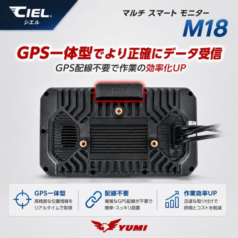 CIEL_M18|スマホはポケットのまま! 前後ドラレコ付きスマートモニターが2万9800円で登場