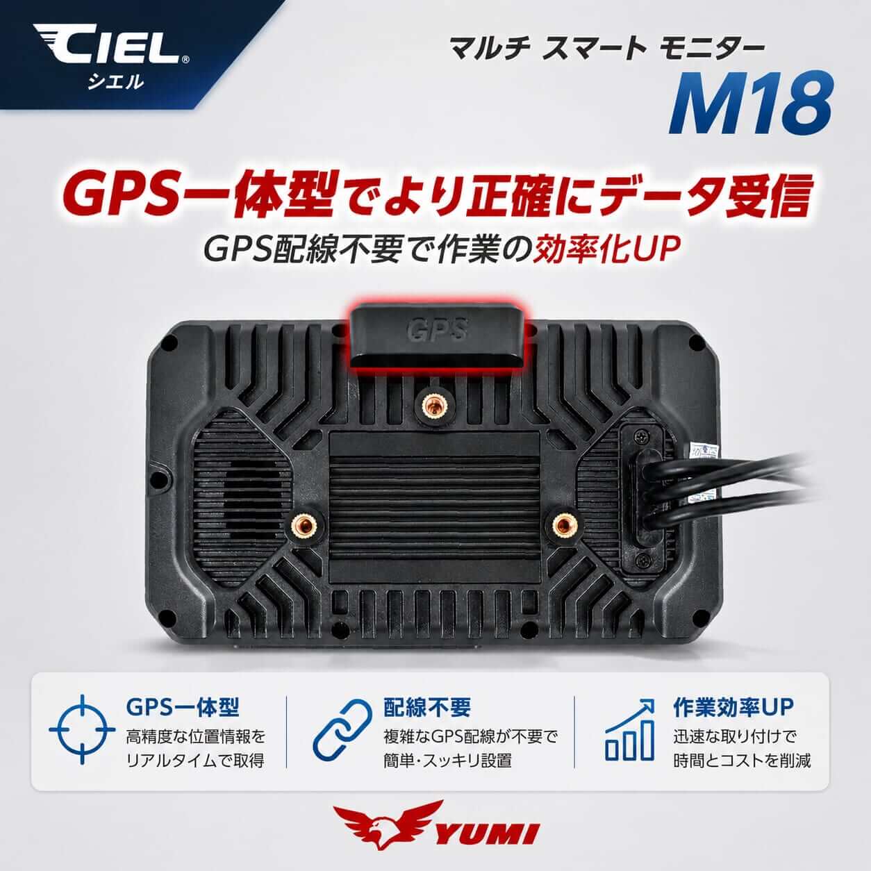 CIEL_M18｜スマホはポケットのまま！ 前後ドラレコ付きスマートモニターが2万9800円で登場