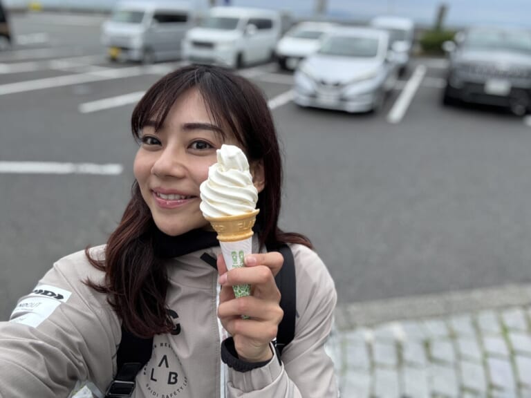 女優・指出瑞貴_コラム|女優・指出瑞貴の『バイク×音楽×コーヒーdiary(仮)』その14〜夏はバイク乗る=アイスがセット ですよね?!ちょっとそこまでツーリングだよ!~