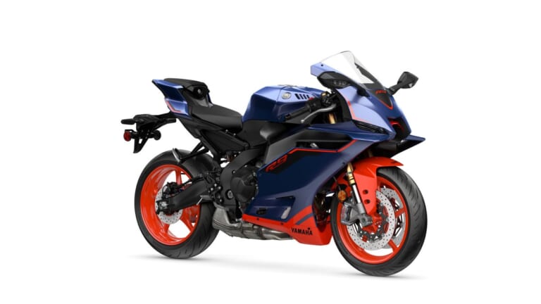 Yamaha YZF-R9|最軽量フレームとブレンボの融合。斬新な新色ブルー×レッドが加わったヤマハ「YZF-R9」2027年モデルが北米で登場