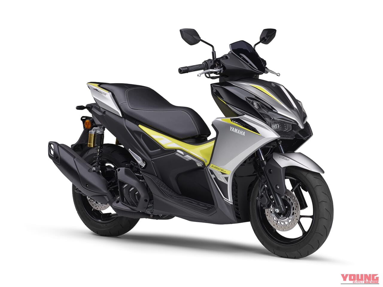 YAMAHA AEROX ABS|シフトダウンできるオートマ!? スクーターの皮を被ったスーパースポーツが電子制御CVTを引っ提げヤマハから登場【アエロックスABS】
