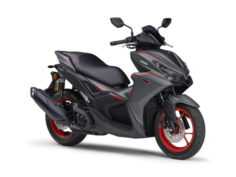 YAMAHA AEROX ABS|シフトダウンできるオートマ!? スクーターの皮を被ったスーパースポーツが電子制御CVTを引っ提げヤマハから登場【アエロックスABS】