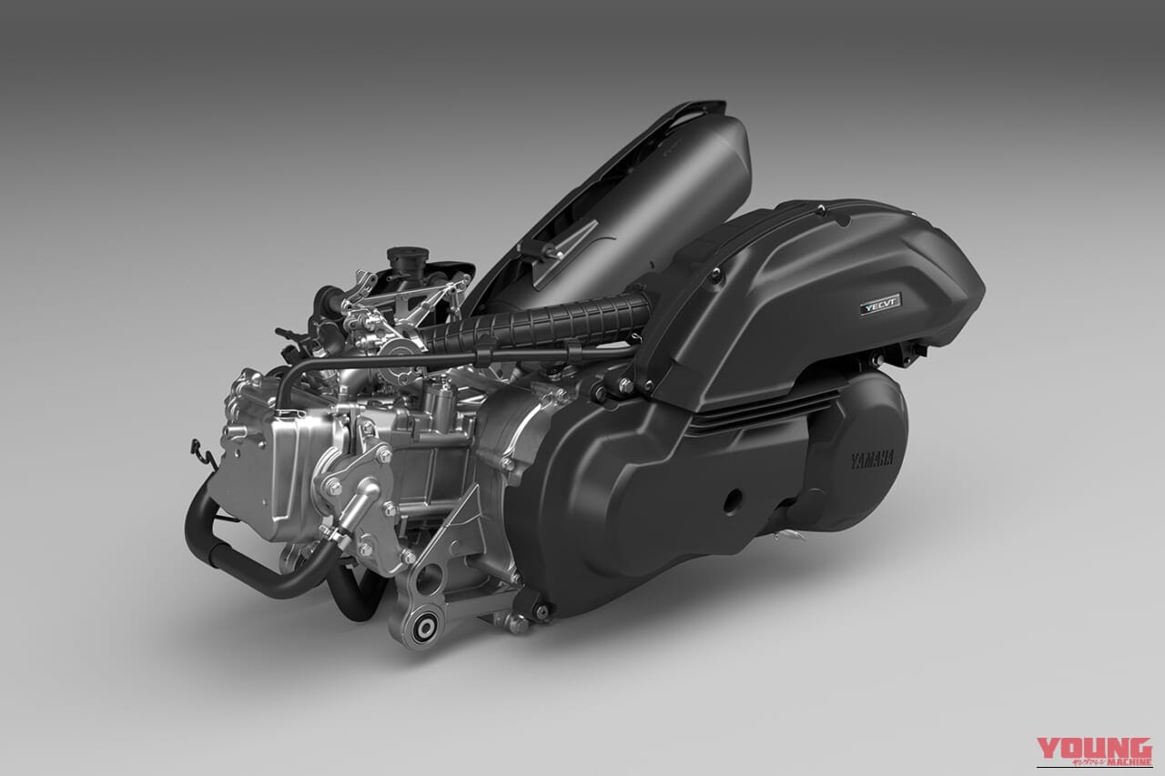 YAMAHA AEROX ABS｜シフトダウンできるオートマ!? スクーターの皮を被ったスーパースポーツが電子制御CVTを引っ提げヤマハから登場【アエロックスABS】
