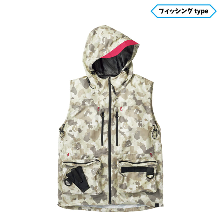 WORKMAN WindCore 耐久撥水×消臭シェルベスト|ファン穴を隠して街着でも使えて、炎天下のガレージ作業が涼しく乗り切れる。ワークマンの消臭&撥水ファン付きベスト&ジャケットは、夏ライダーのベストバイアイテム