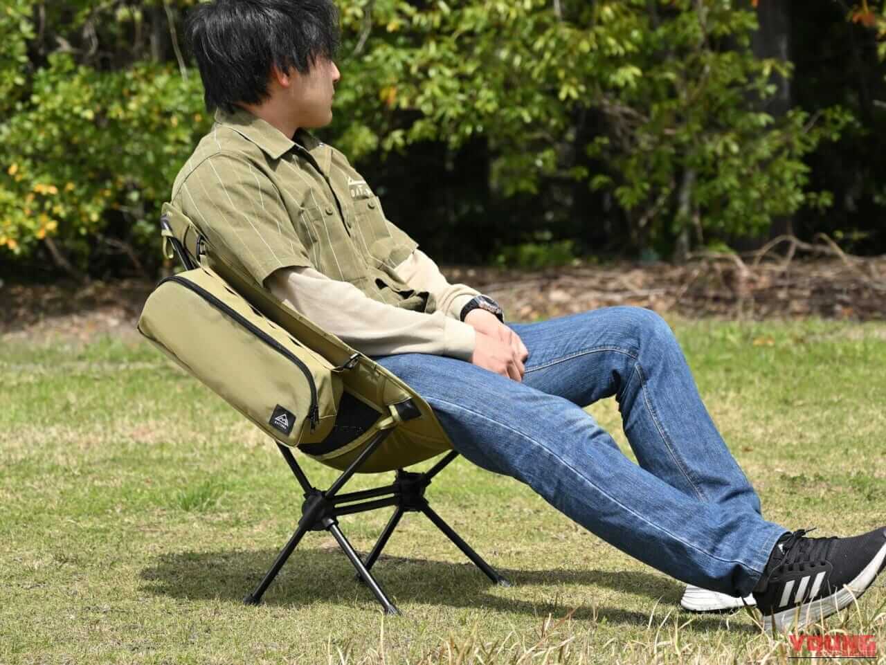 |【待望の進化】デイトナの超人気「コンパクトチェアMIL2」がリニューアル!座面拡大で“積める・くつろげる”最強のキャンプツーリング相棒へ