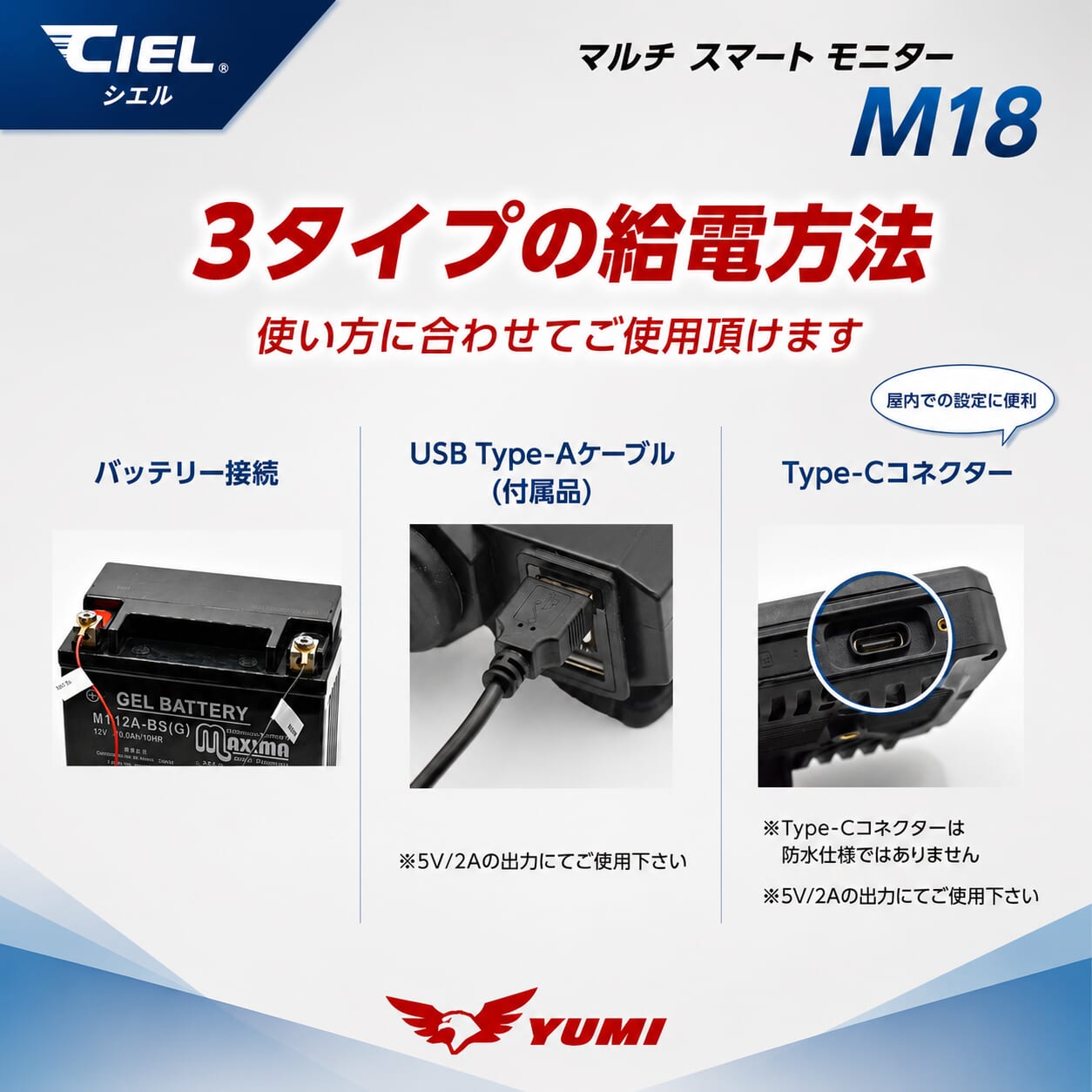 CIEL_M18｜スマホはポケットのまま！ 前後ドラレコ付きスマートモニターが2万9800円で登場