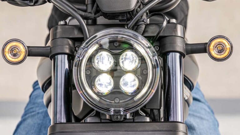 ヘッドライト/フロントウィンカー|ホンダ レブル1100シリーズ〈いま国内で買える新型バイクカタログ|大型二輪(1001cc以上)〉【2026最新版】
