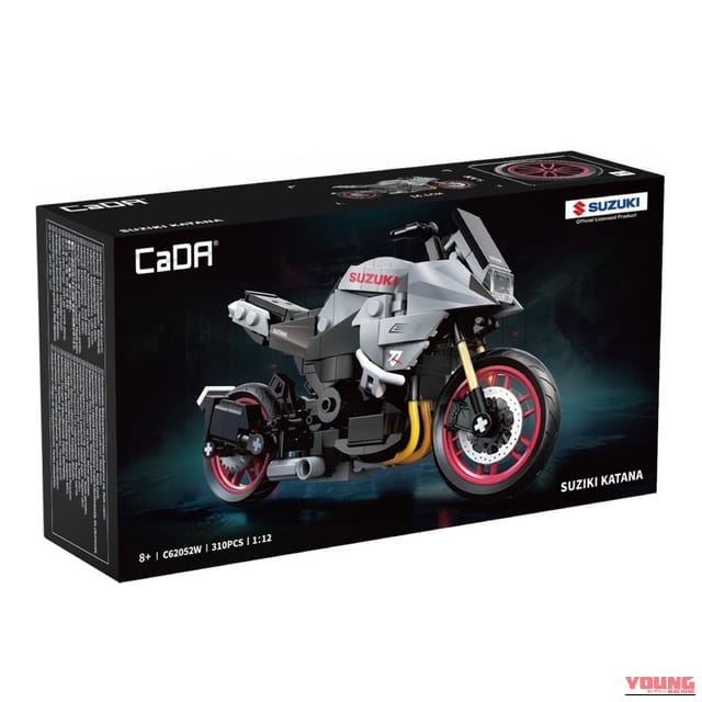 CaDA SUZUKI Katana|鋭利な刃の如きフォルムをブロックで凝縮!1/12スケールの新KATANAが310ピースのモデルで登場