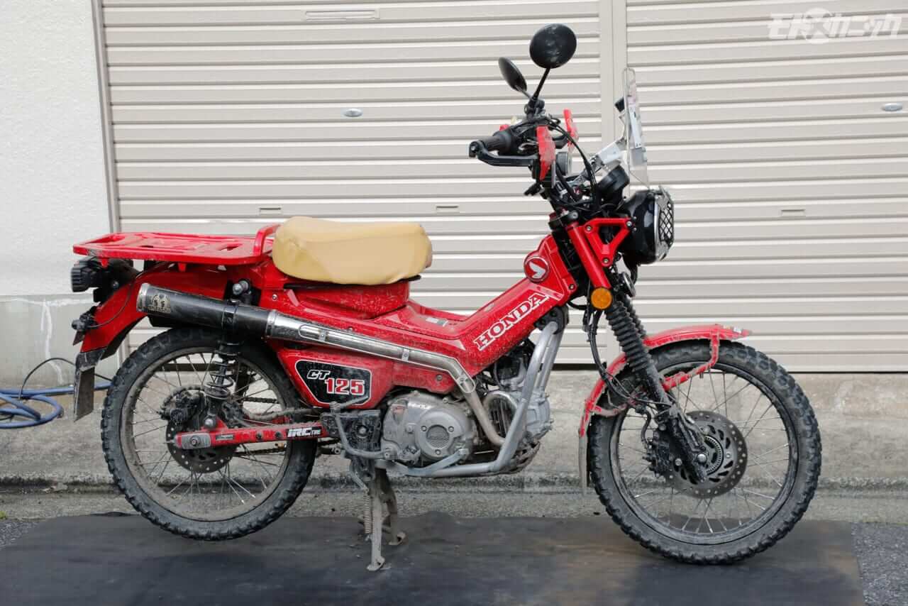 CT125ハンターカブ|頑固な泥や油汚れを素材を傷めず一掃、希釈率を調整できる強アルカリ系洗浄剤