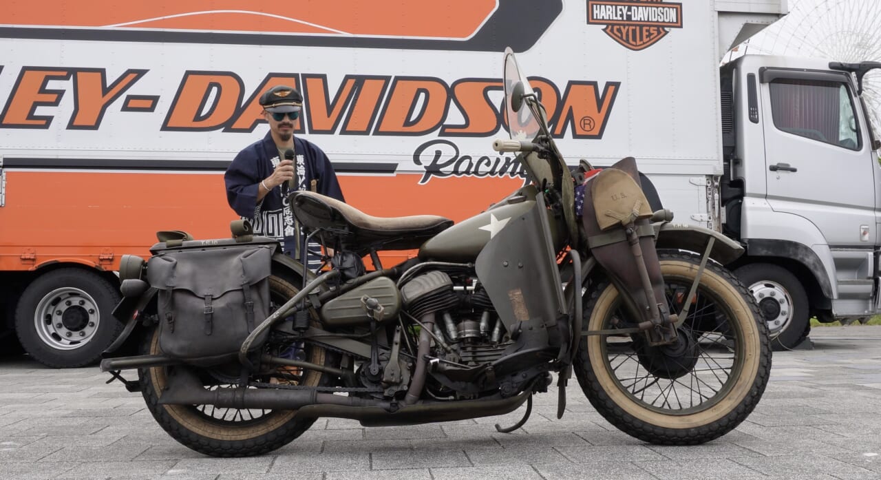 ハーレーダビッドソン WLA 軍用車|【衝撃】まるで自転車! 114年前のバイクが動く〜歴代ハーレーのキックスタート&サウンドを完全収録!!