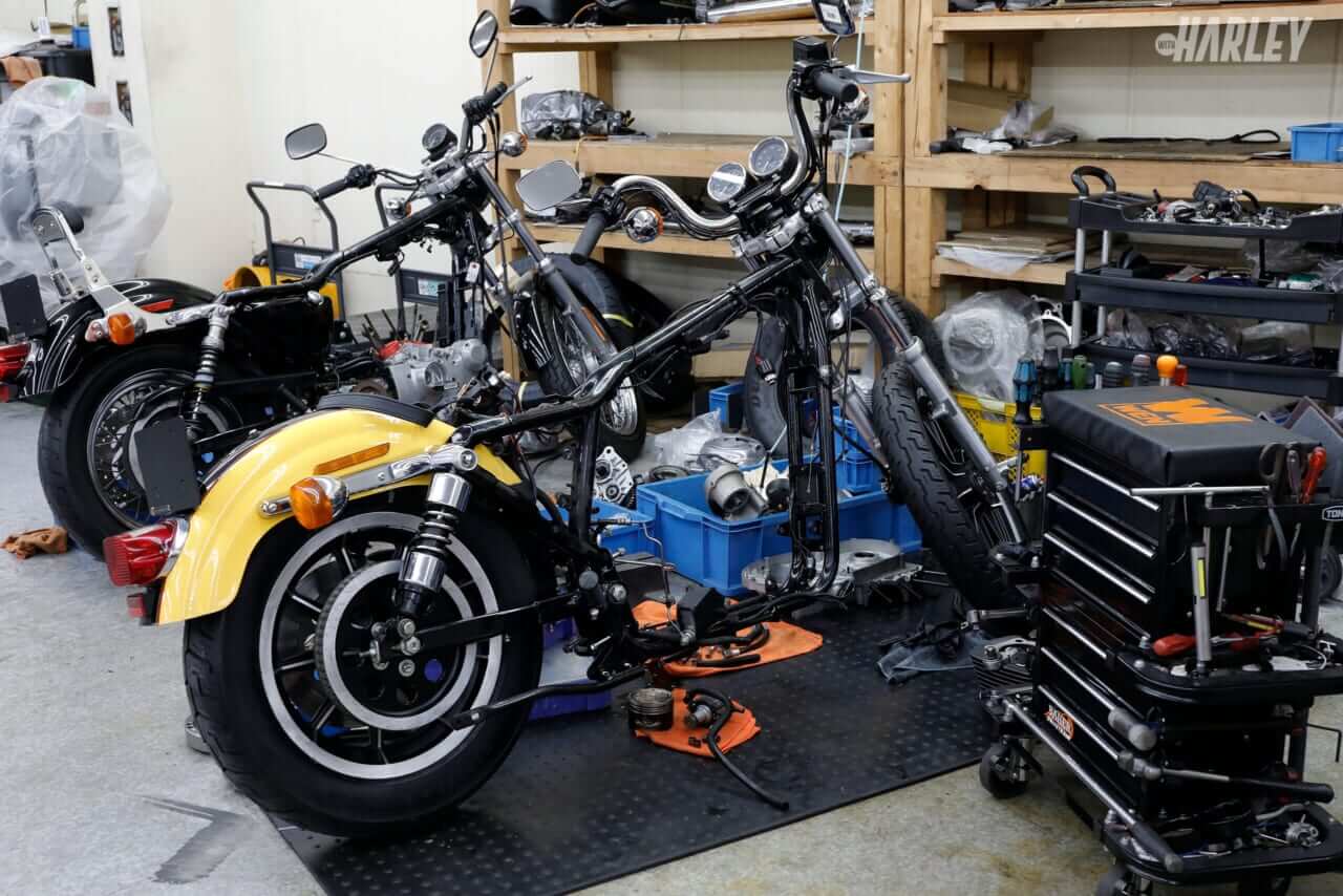 |キャブ時代の旧いハーレーに乗りたい? だったら「つくば絶版車館」へGO!!