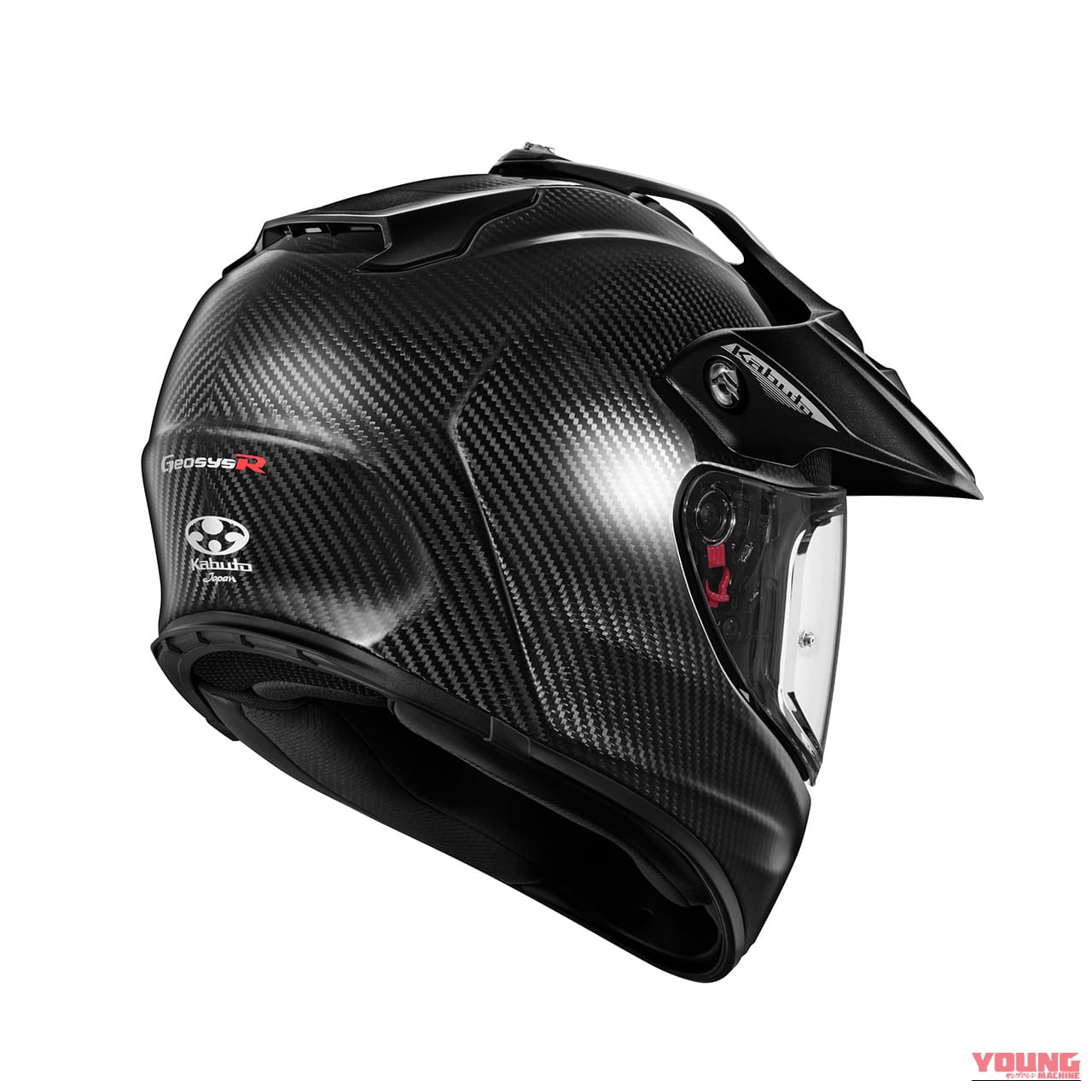 Kabuto GEOSYS-R｜限定カーボンで圧倒的な軽さと美しさ！Kabutoの新型アドベンチャーヘルメット『GEOSYS-R』が9月登場