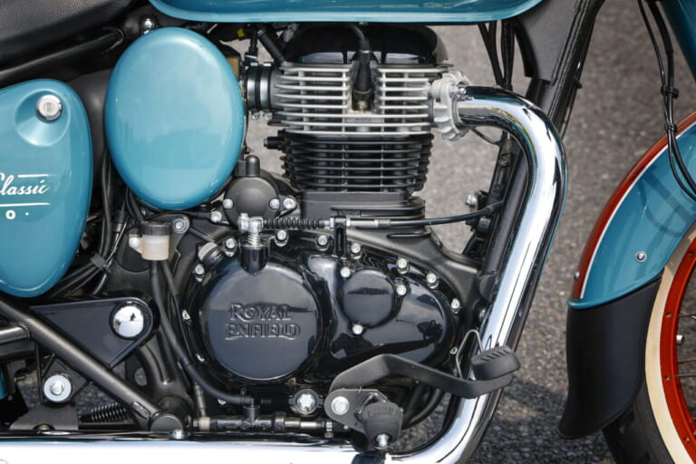 ROYAL ENFIELD GOAN CLASSIC 350|アシスト&スリッパークラッチ初搭載で乗りやすさ倍増。 ロイヤルエンフィールドのボバースタイルクルーザーが2026年モデルとして進化【ゴアン・クラシック350】