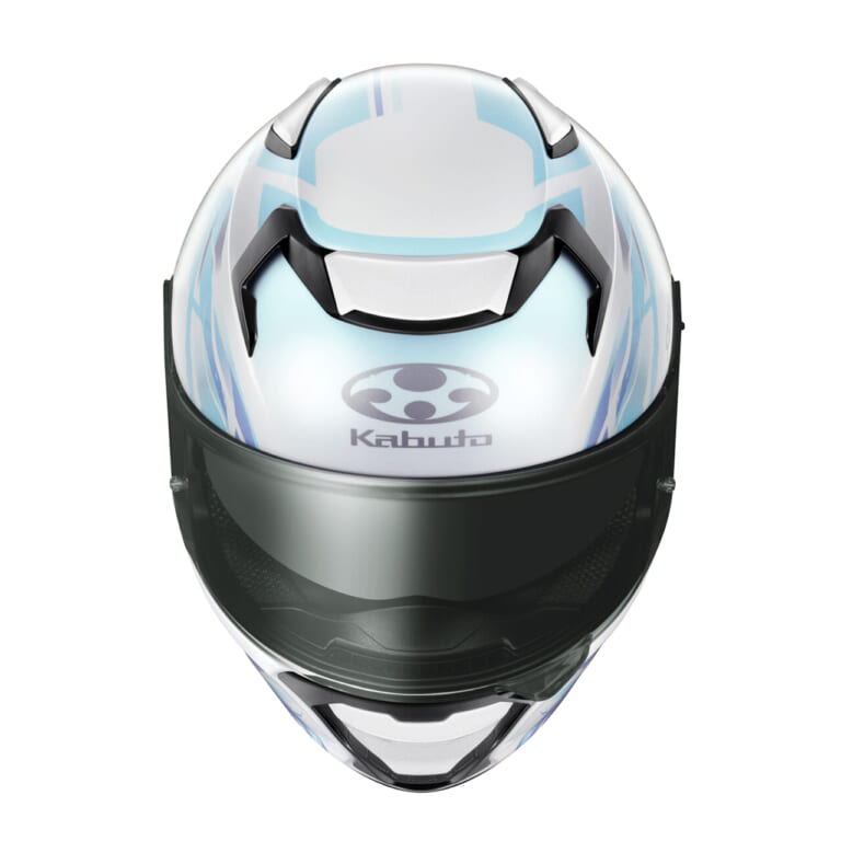 kabuto KAMUI-5 LUNOA｜インカム装着もスムーズ。快適ツーリングを約束するKabutoのフルフェイスに幻想的な新グラフィックが登場【KAMUI-5 LUNOA】