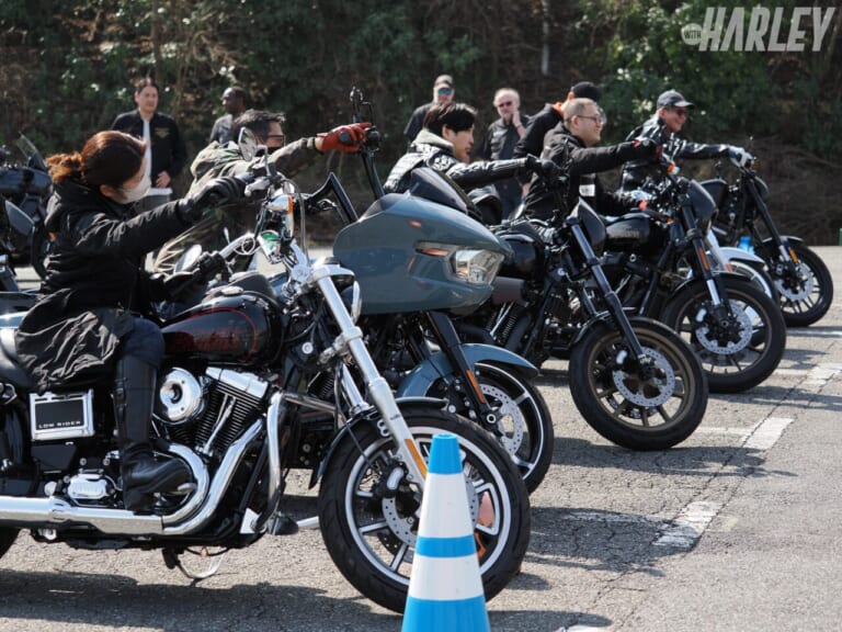 ハーレーダビッドソン|Skilled Rider Training|【ハーレーのライテクを学んでスキルアップ】H-D公認コーチによるハーレーを使った指導!<Skilled Rider Training>
