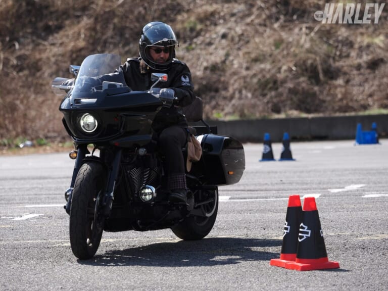 ハーレーダビッドソン|Skilled Rider Training|【ハーレーのライテクを学んでスキルアップ】H-D公認コーチによるハーレーを使った指導!<Skilled Rider Training>