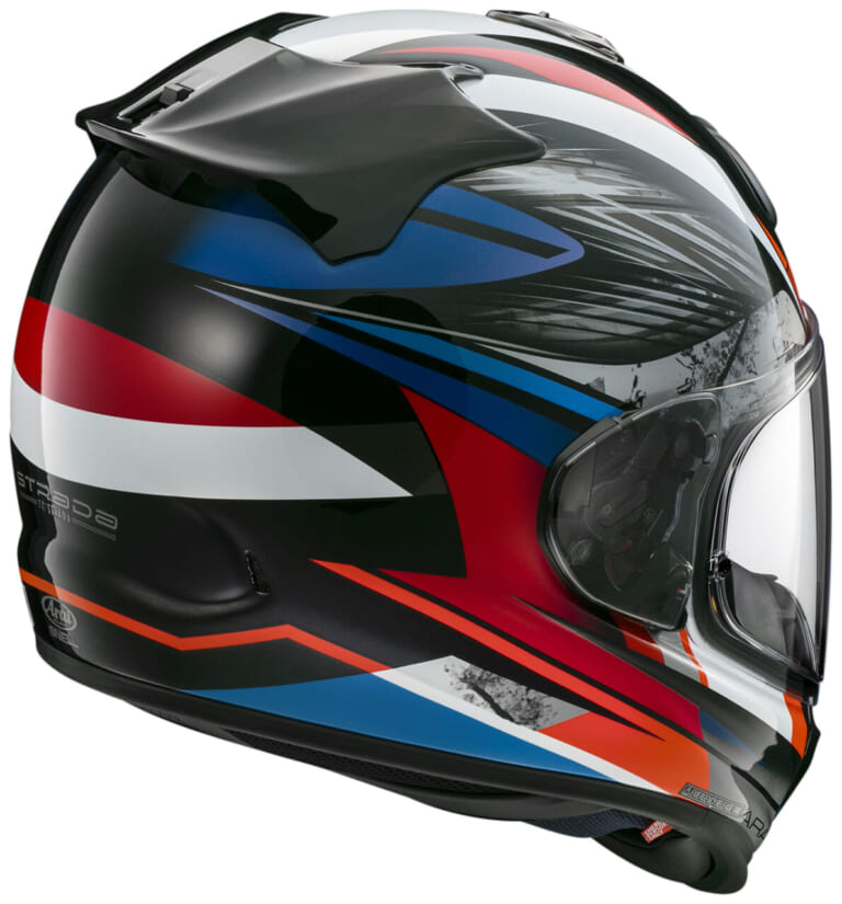 Arai TX-STRADA TYRANNO (TRICO)|2億年前の大理石×暴君の凶暴さ。アライ『TX-STRADA』に新グラフィック「ティラノ」が登場!7万4800円で9月中旬発売へ