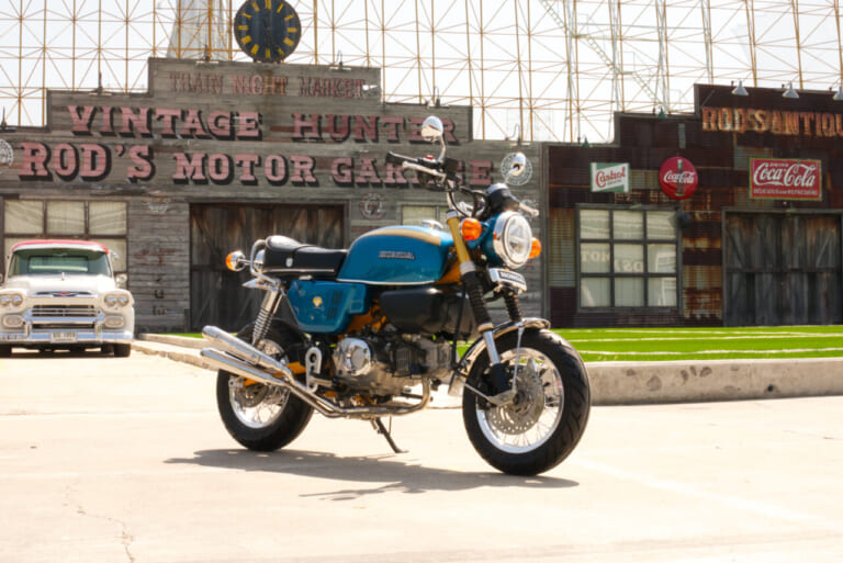 Monkey125 CB750Four style|【カスタム】モンキー125をCB750フォアに! タイ・ミニモトから、50ccベースに続き125版オリジナルカスタムキットも登場【メディア初公開】