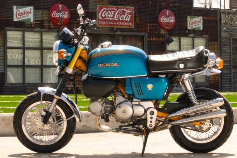 Monkey125 CB750Four style|【カスタム】モンキー125をCB750フォアに! タイ・ミニモトから、50ccベースに続き125版オリジナルカスタムキットも登場【メディア初公開】