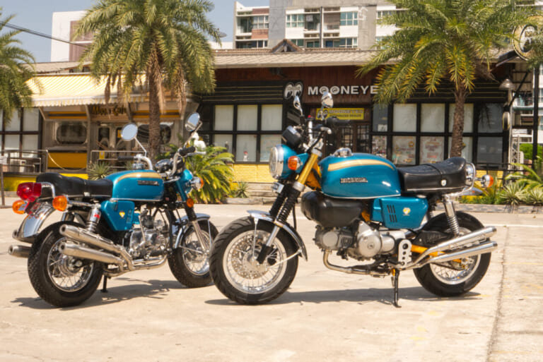 Monkey125 CB750Four style｜【カスタム】モンキー125をCB750フォアに！ タイ・ミニモトから、50ccベースに続き125版オリジナルカスタムキットも登場【メディア初公開】