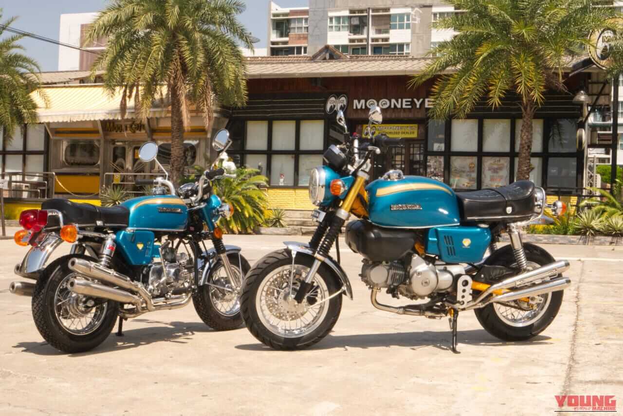 Monkey125 CB750Four style｜【カスタム】モンキー125をCB750フォアに！ タイ・ミニモトから、50ccベースに続き125版オリジナルカスタムキットも登場【メディア初公開】