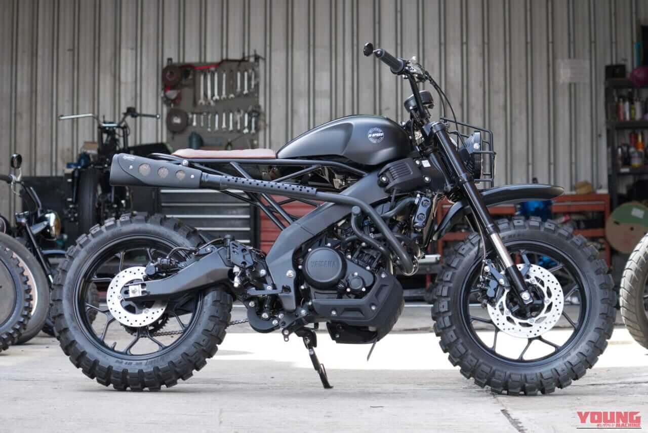 |【激シブカスタム】ヤマハXSR155がワイルドなスクランブラーに!タイのカスタムブランド“K-SPEED”が提案するストリートスタイル