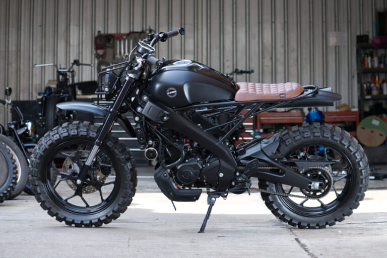 XSR155｜【激シブカスタム】ヤマハXSR155がワイルドなスクランブラーに！タイのカスタムブランド“K-SPEED”が提案するストリートスタイル