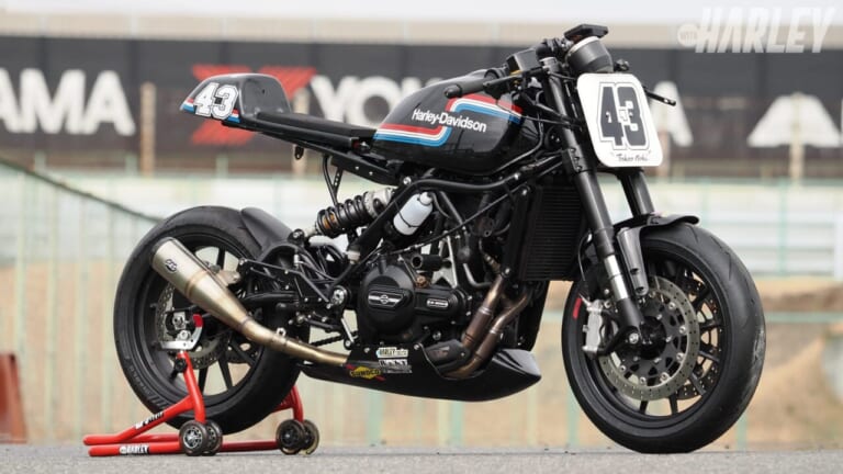 ハーレーダビッドソン|X500|KID KUSTOM PAINT|ピンストライプでレーサーを仕上げる。KID KUSTOM PAINT X500 レインボーライン!<X350&500 CUSTOM PROJECT>