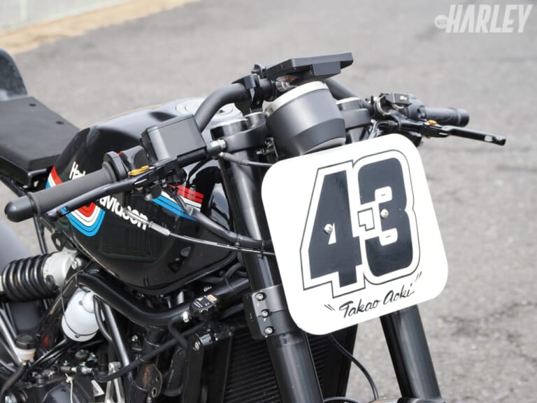 ハーレーダビッドソン|X500|KID KUSTOM PAINT|ピンストライプでレーサーを仕上げる。KID KUSTOM PAINT X500 レインボーライン!<X350&500 CUSTOM PROJECT>