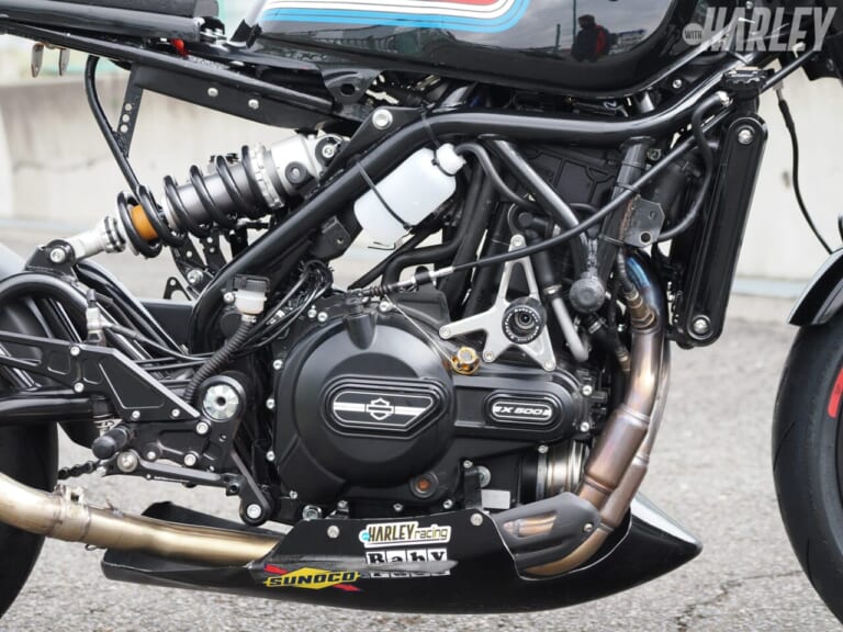 ハーレーダビッドソン|X500|KID KUSTOM PAINT|ピンストライプでレーサーを仕上げる。KID KUSTOM PAINT X500 レインボーライン!<X350&500 CUSTOM PROJECT>