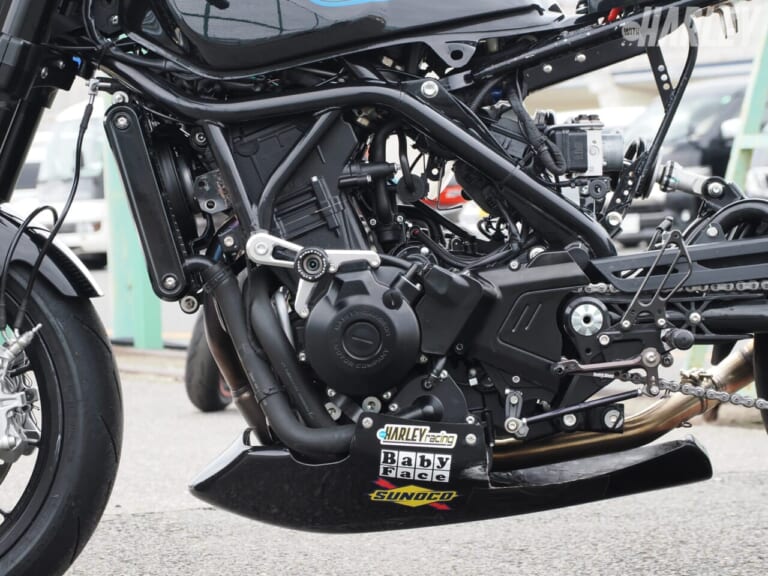 ハーレーダビッドソン|X500|KID KUSTOM PAINT|ピンストライプでレーサーを仕上げる。KID KUSTOM PAINT X500 レインボーライン!<X350&500 CUSTOM PROJECT>