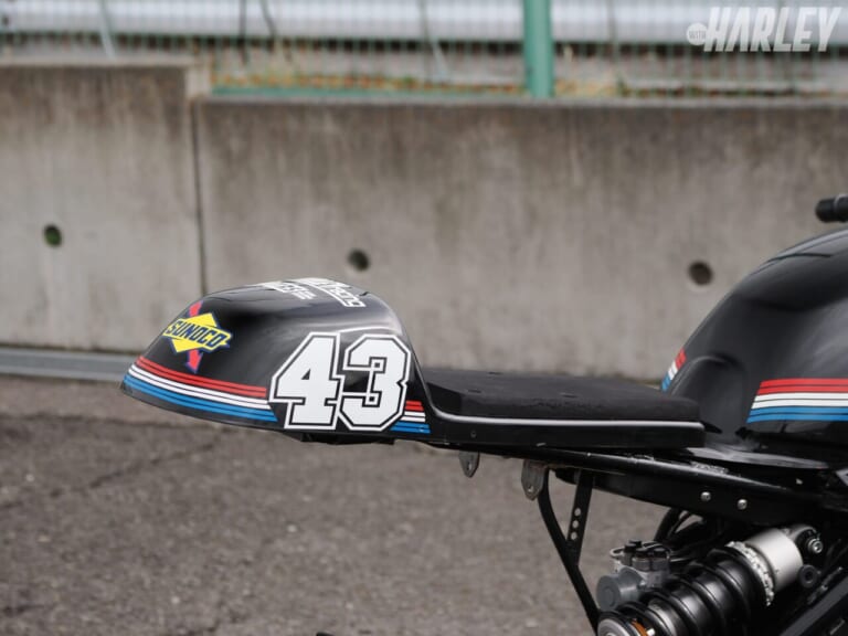 ハーレーダビッドソン|X500|KID KUSTOM PAINT|ピンストライプでレーサーを仕上げる。KID KUSTOM PAINT X500 レインボーライン!<X350&500 CUSTOM PROJECT>