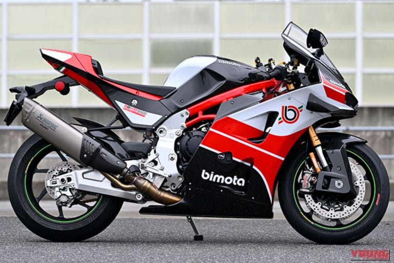 bimota KB998 Rimini｜【試乗インプレ】ビモータ KB998 Rimini｜WSBKで勝つための693万円！青木宣篤が「ほぼレーサー」と語る本気度とは