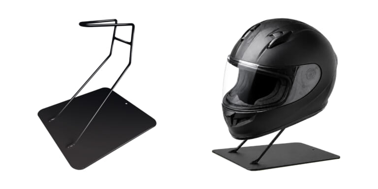 AMEX-C09｜直置きはもう卒業！ 大切なヘルメットをインテリアにする日本製スタンドが登場！湿気やニオイの発生を効果的に抑制