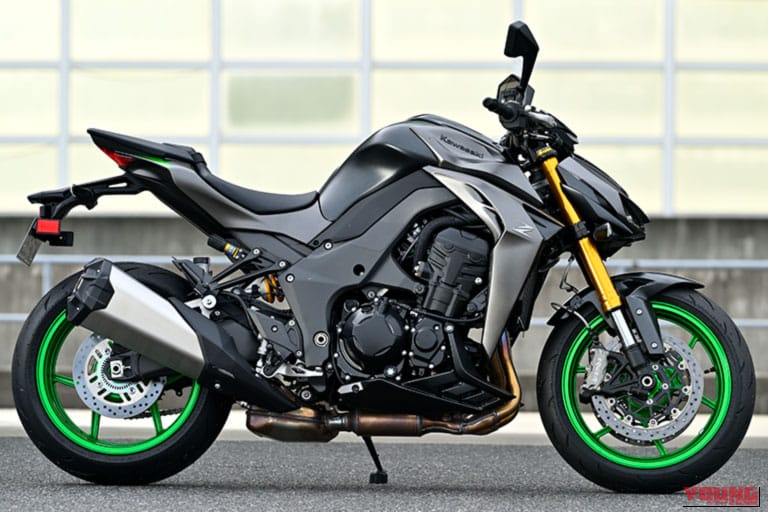 Kawasaki Z1100 SEの右側面｜「相応に頑張ってもまだ余裕…」「かなり走れるネイキッド」スゴみがあふれるスタイルが印象的。カワサキのスーパーネイキッド「Z1100 SE」に試乗