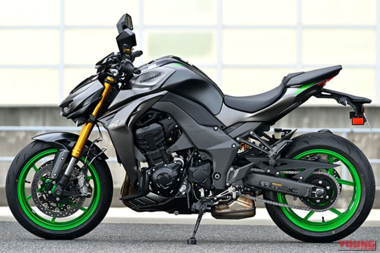 Kawasaki Z1100 SEの左側面｜「相応に頑張ってもまだ余裕…」「かなり走れるネイキッド」スゴみがあふれるスタイルが印象的。カワサキのスーパーネイキッド「Z1100 SE」に試乗