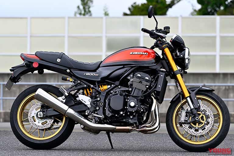 カワサキZ900RS SEの右側面｜「気持ち悪いくらい速い…」「カワサキが本気で作り込んでる」フルモデルチェンジを果たしたZ900RS SE（2026年モデル）のスゴい内容を試乗でチェック